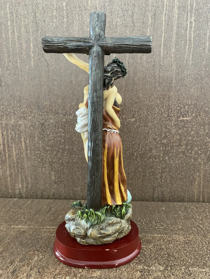 Abraço de Francisco a Jesus Crucificado - 20 cm - Imagem 2