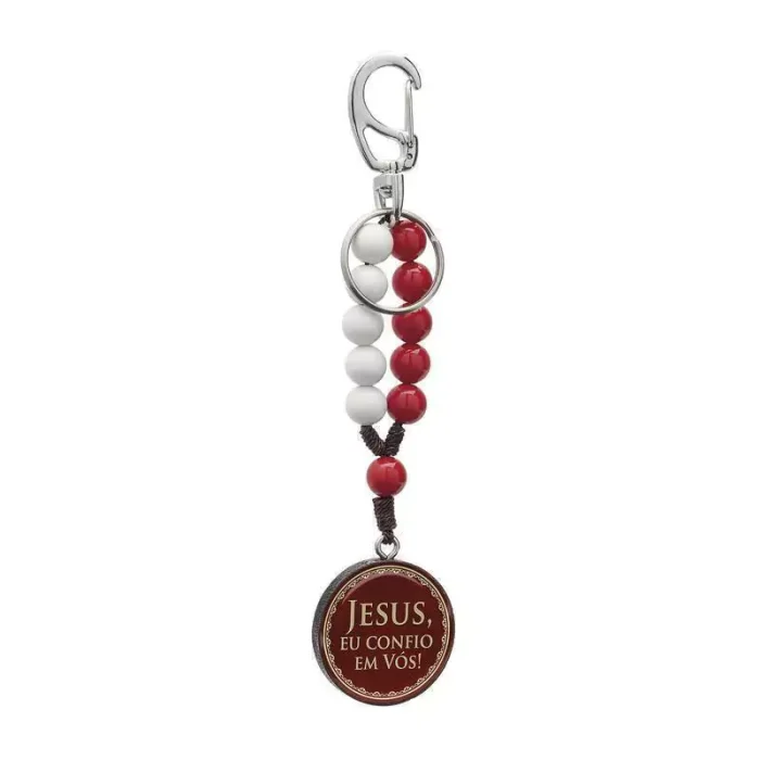 Chaveiro Dezena - Jesus Misericordioso - Imagem 2
