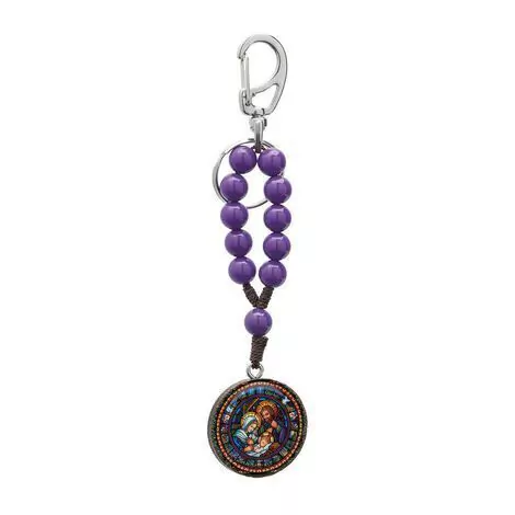 chaveiro-dezena-sagrada-familia-roxo chaveiro-dezena-sagrada-familia-roxo