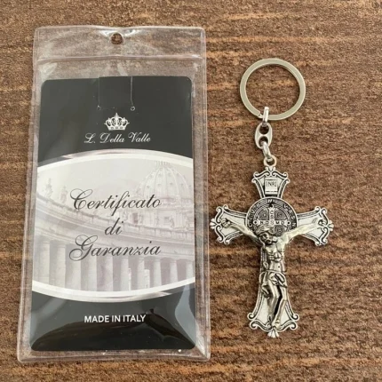 chaveiro-italiano-crucifixo-sao-bento