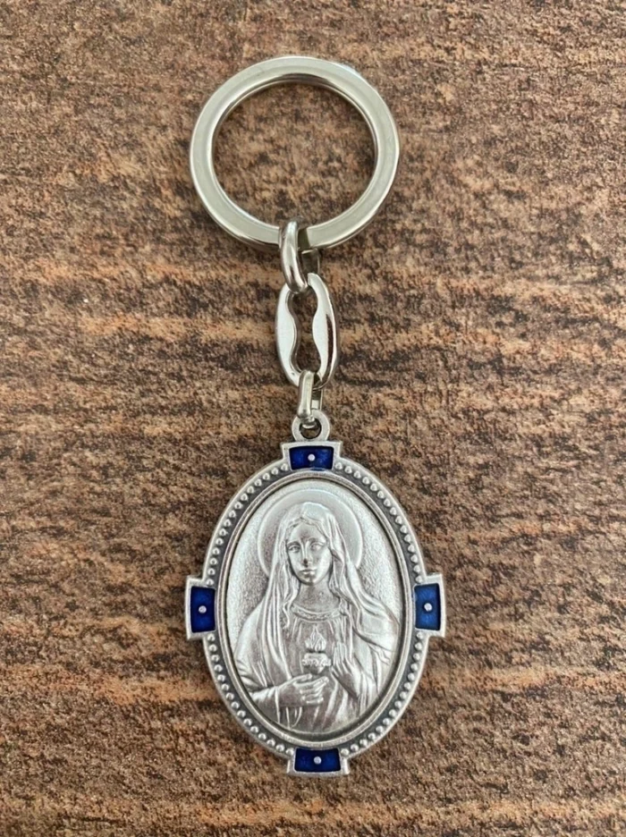 Chaveiro Italiano - Sagrado e Imaculado Coração - Imagem 2