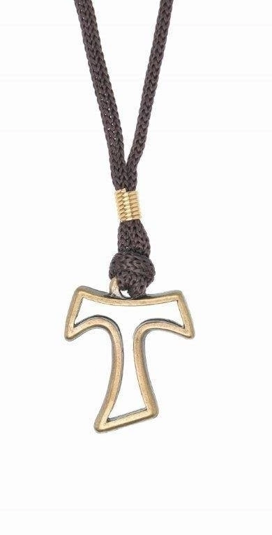 Colar Tau - Metal Vazado colar-franciscano-tau-vazado-ouro-velho