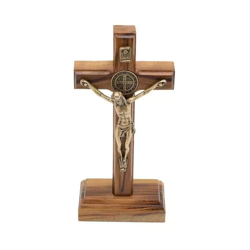 crucifixo-12-cm-parede-e-mesa-com-medalha-de-sao-bento-ouro-velho crucifixo-12-cm-parede-e-mesa-com-medalha-de-sao-bento-ouro-velho