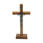 Crucifixo 19 cm - Parede e Mesa - Com Medalha de São Bento - Imagem 2