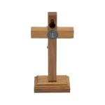 Crucifixo 12 cm - Parede e Mesa - Com Medalha de São Bento - Imagem 3