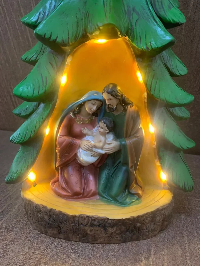 Pinheiro Sagrada Família Luminoso - 40 cm - Imagem 2