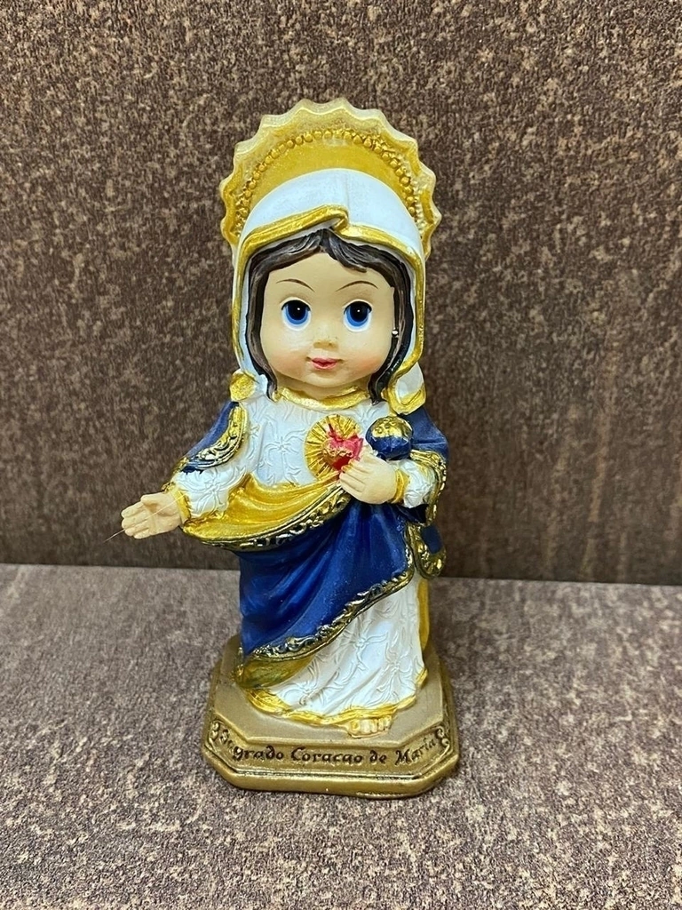 Imaculado Coração de maria Infantil - 10 cm imaculado-coracao-de-maria-10-cm