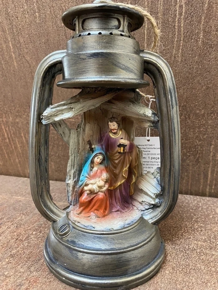 Sagrada Família - Lanterna Decorativa - 22 cm - Imagem 2