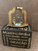 Mini Presépio - Estrela de Belém e Anjo - Imagem 2