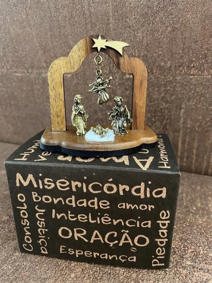 Mini Presépio - Estrela de Belém e Anjo - Imagem 2