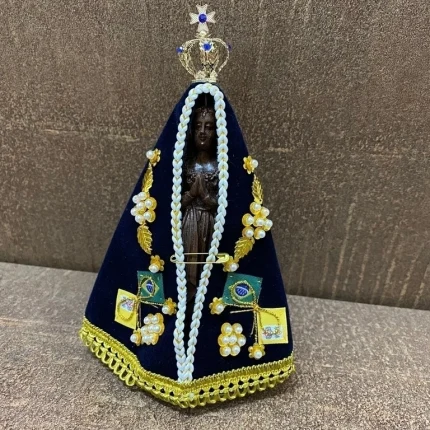 nossa-senhora-aparecida-manto-coroa-17-cm