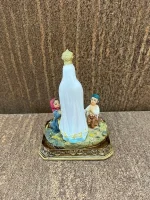 Nossa Senhora de Fátima com os Pastores - 09 cm - Imagem 2