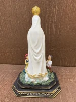 Nossa Senhora de Fátima com Pastores - 30 cm - Imagem 2