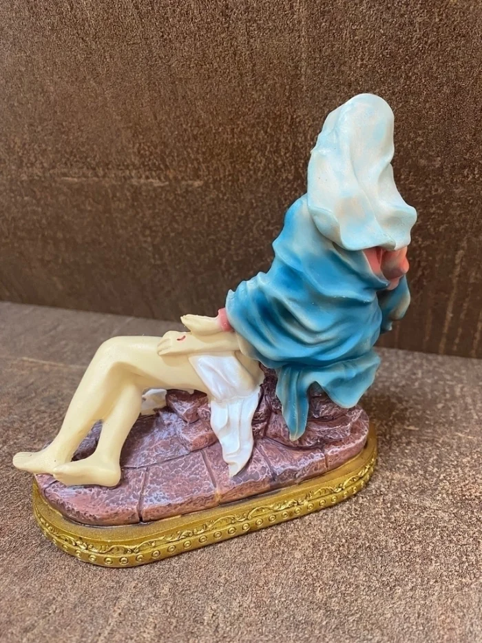Nossa Senhora da Piedade - Pietá - 17 cm - Imagem 2